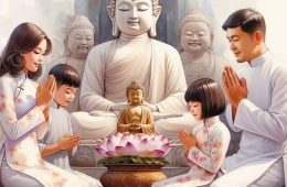 Lợi ích của việc qui y Tam bảo, thọ trì Năm giới